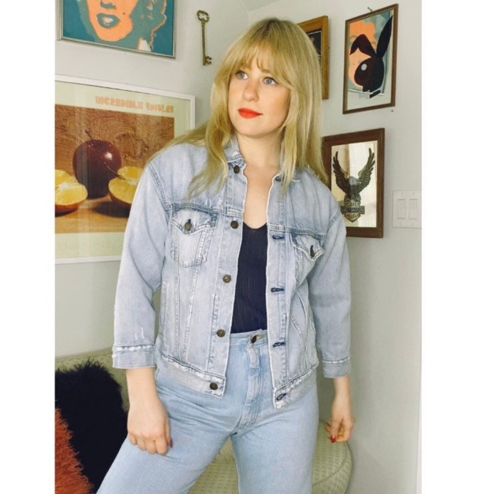 Denim and Supply Denim Light Blue Jean Jacket • Relaxed Trucker • M